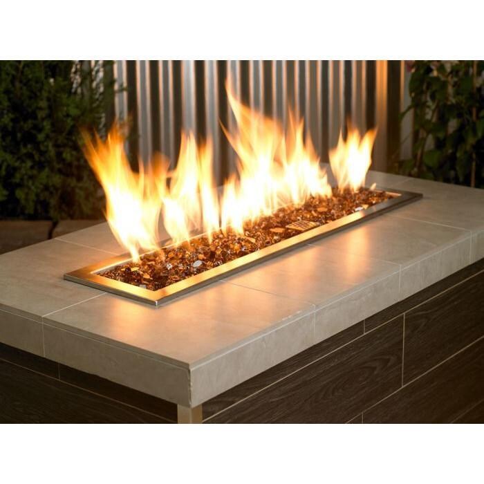 BBQGuys Signature AFF-COP12-10-J 1/2-in Copper Fire Glass - Lifestyle thumbnail