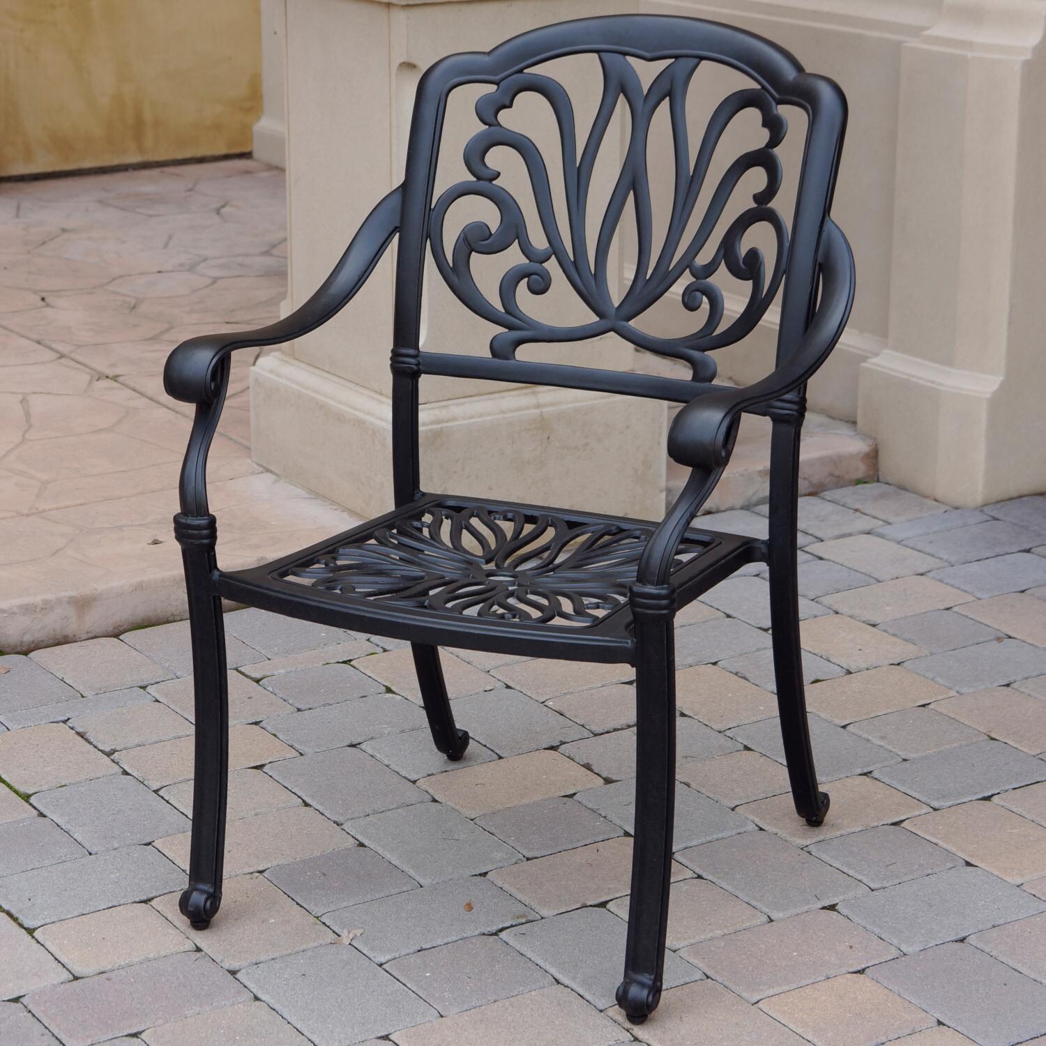 Darlee Elisabeth Patio Dining Arm Chair - Frame Detail thumbnail
