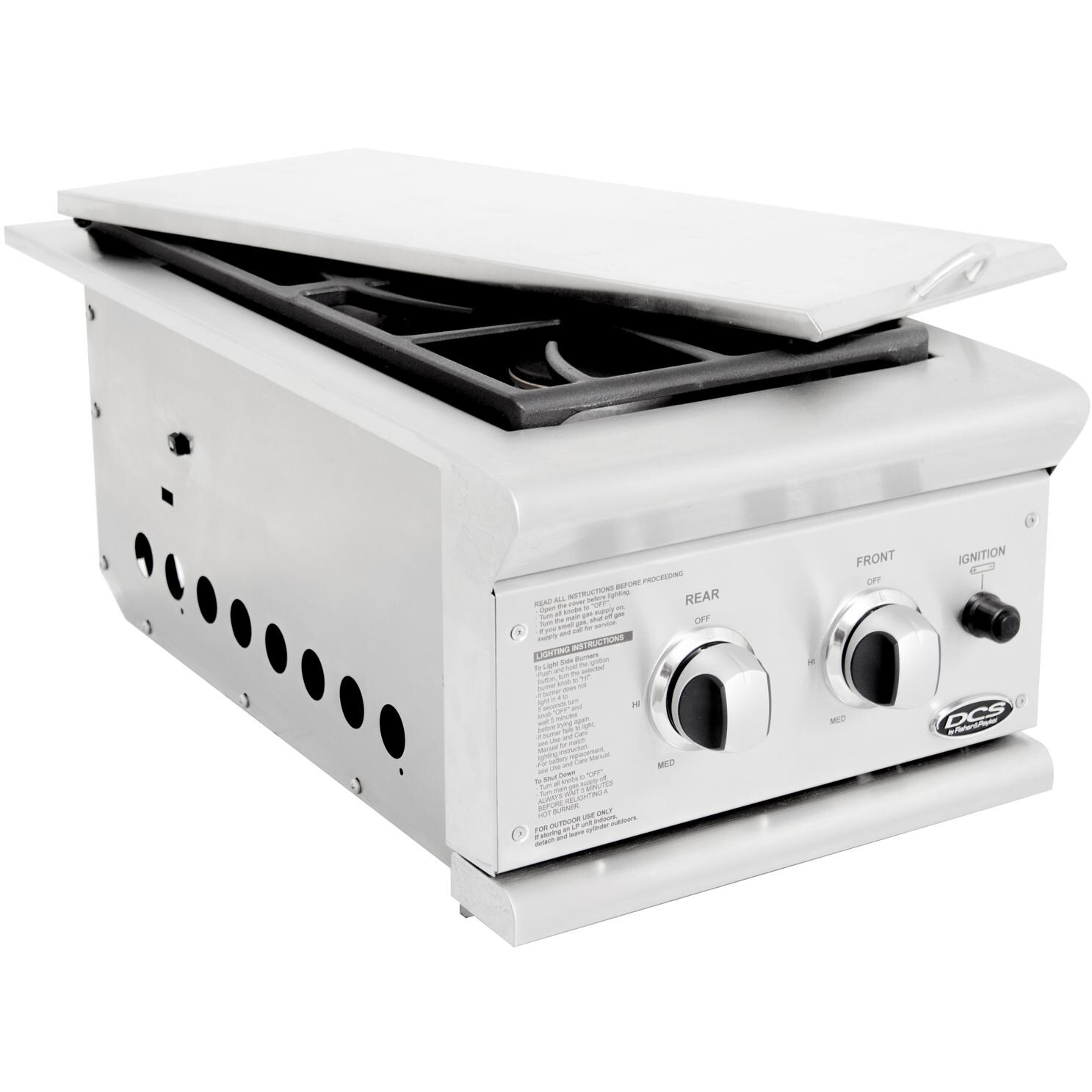 DCS BuiltIn Natural Gas Double Side Burner BGB132BIN BBQGuys