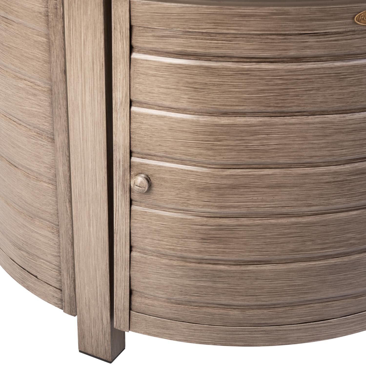 Ultimate Patio SC62742 Farmview 42-Inch Round Aluminum Propane Fire Pit Table - Detail thumbnail