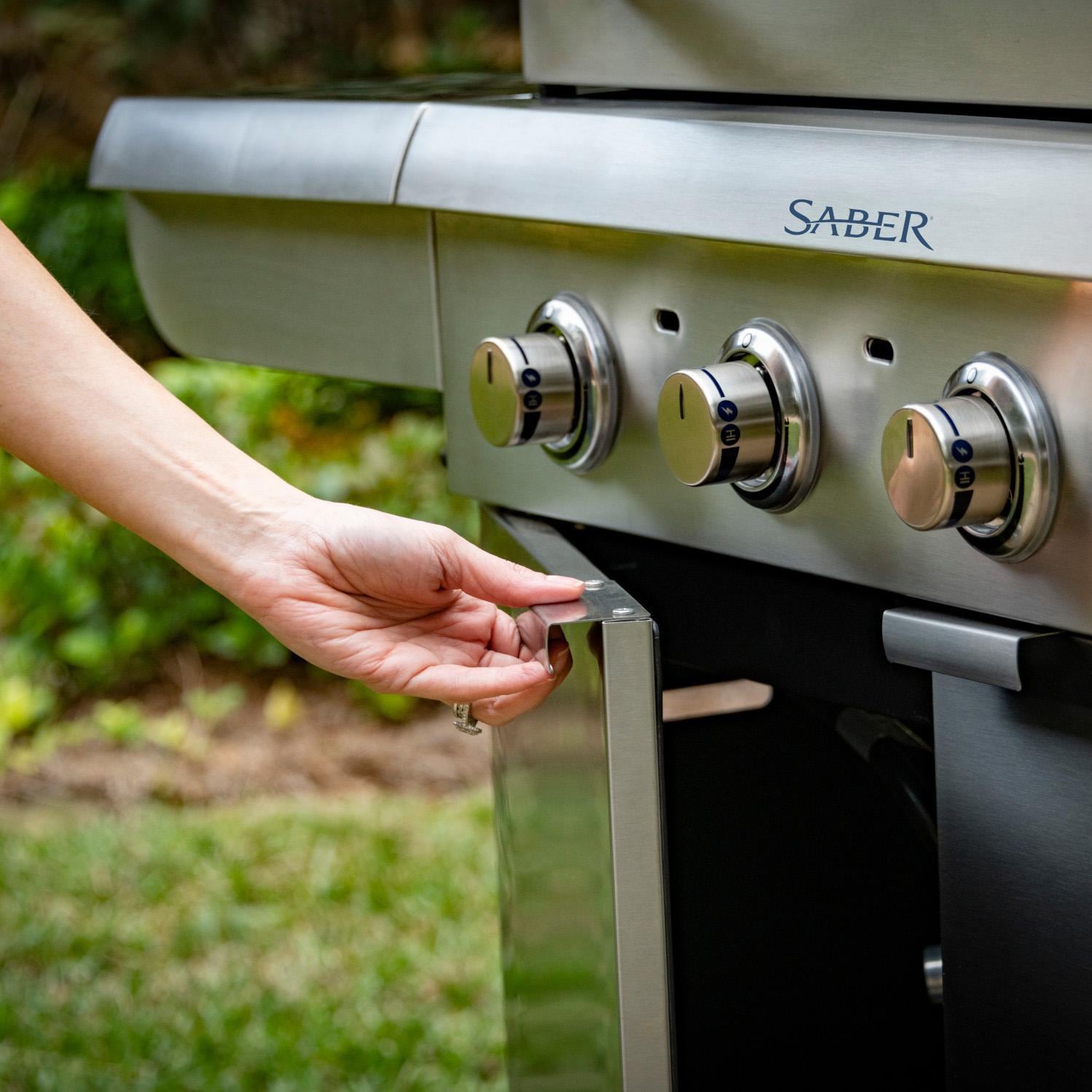 Saber Select R52SC0421 4-Burner 30-Inch Infrared Propane Gas Grill - Easy Close Cabinet thumbnail