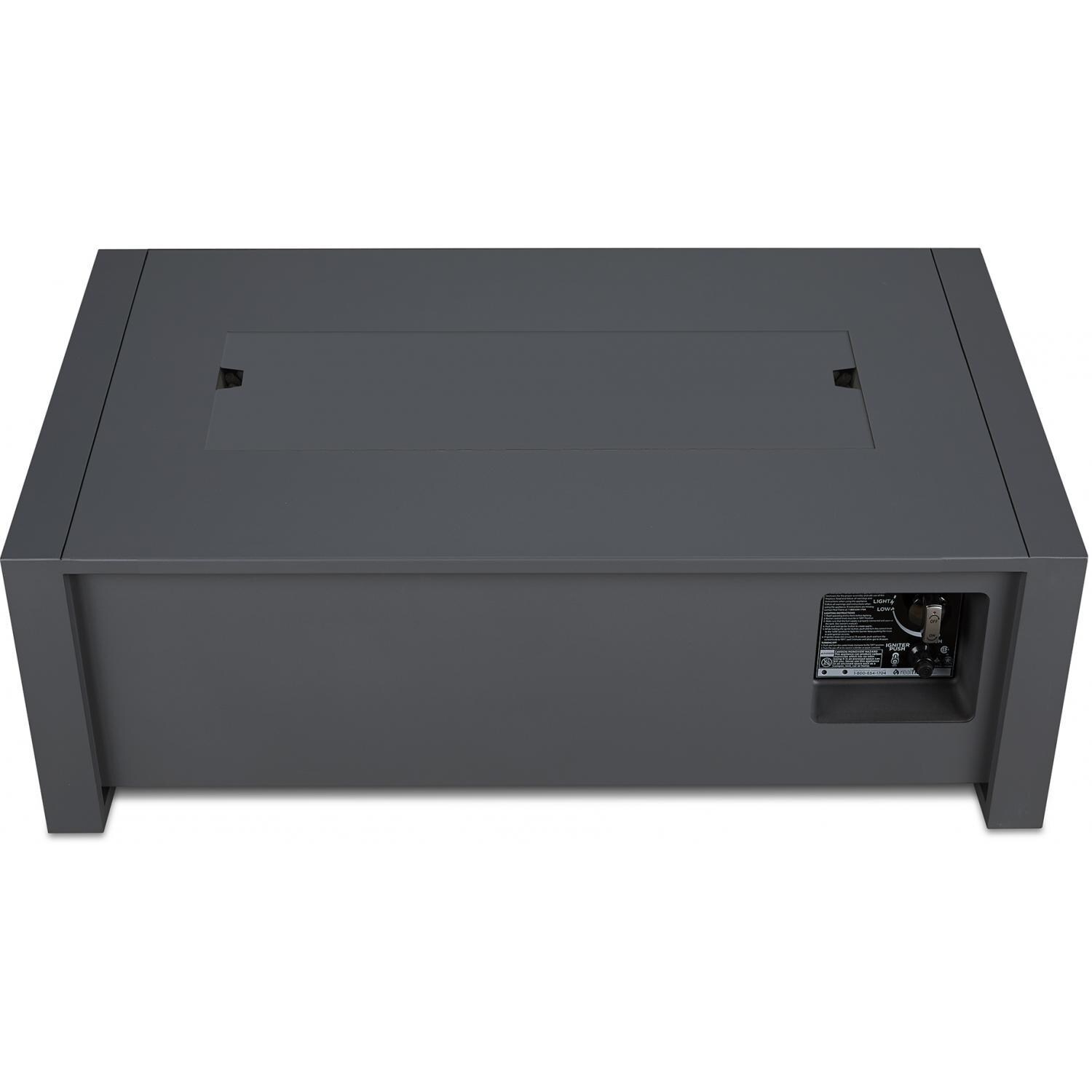 Lakeview Outdoor Designs SC-6330LP-GRY Lafitte 42-Inch Rectangle Propane Gas Fire Table - Fire Pit Lid thumbnail