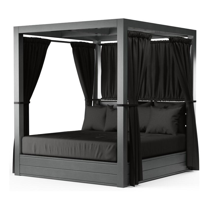 Redondo Aluminum Daybed in Slate/Spectrum Carbon by Sunset West