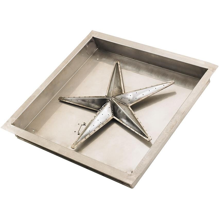 Firegear Firestar 38 Inch Square Propane Gas Fire Pit Kit Match Firegear Firestar Square Fire Pit Kit