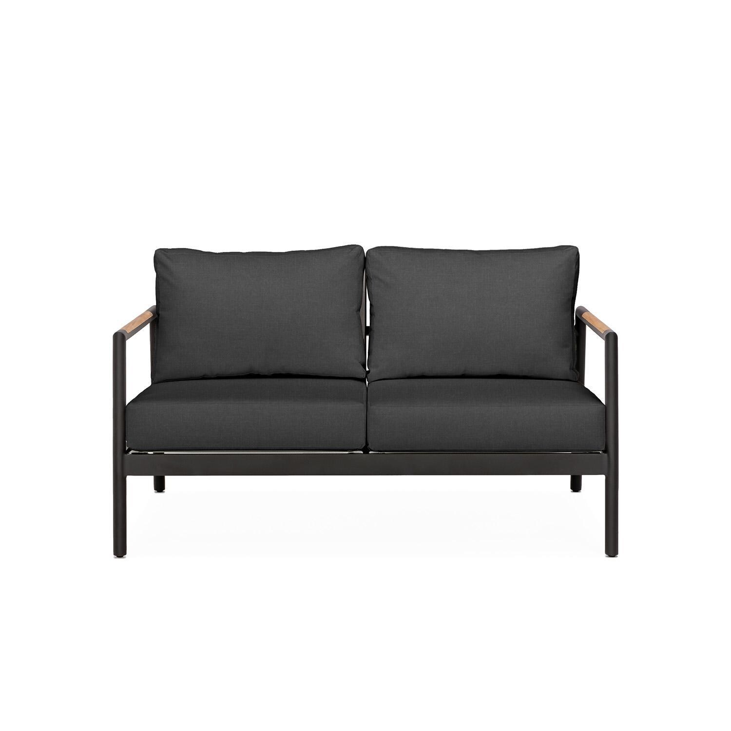 Paros Loveseat in Carbon By Teak + Table