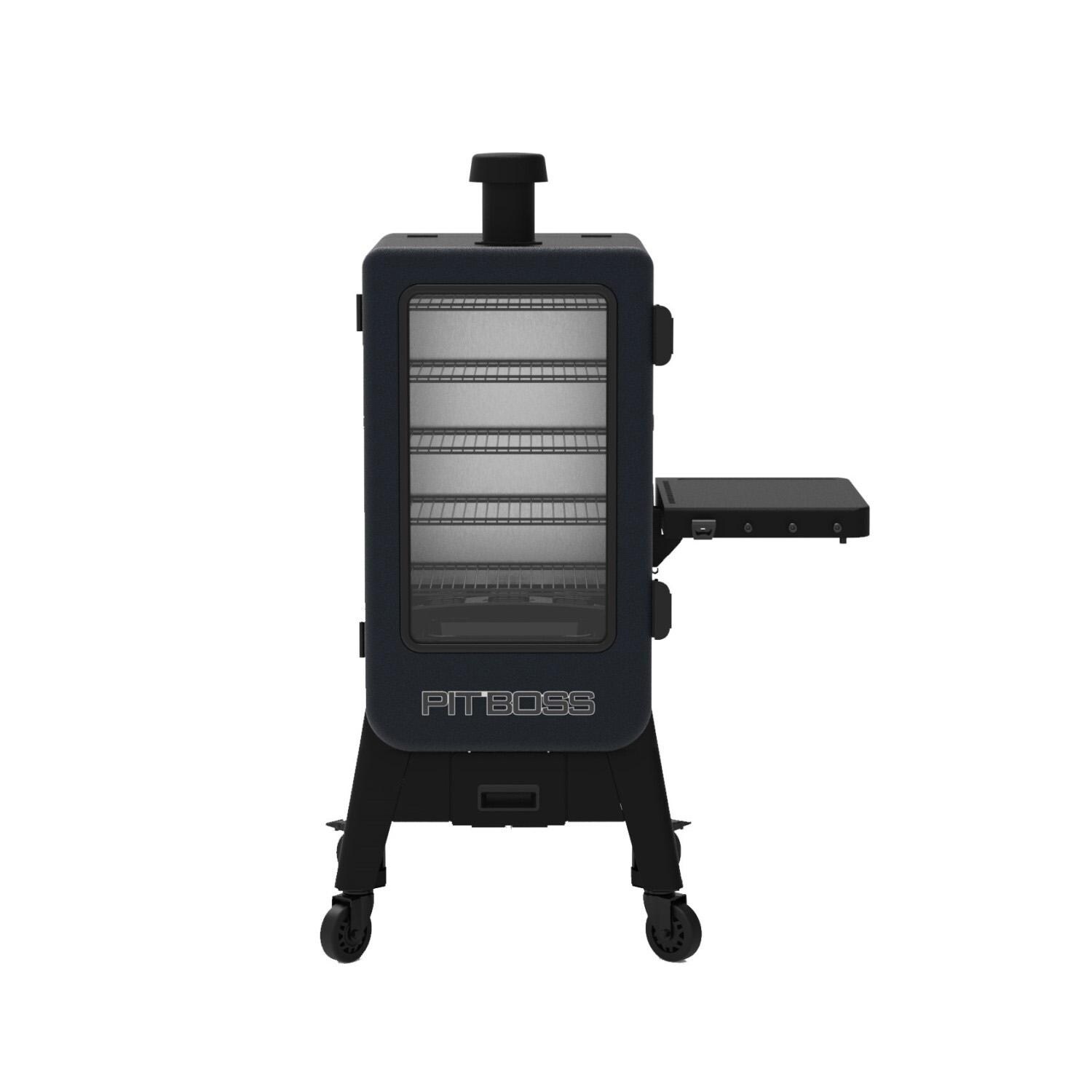 Pit Boss 11114 Navigator 3-Series Vertical Pellet Smoker - Front - White Background thumbnail