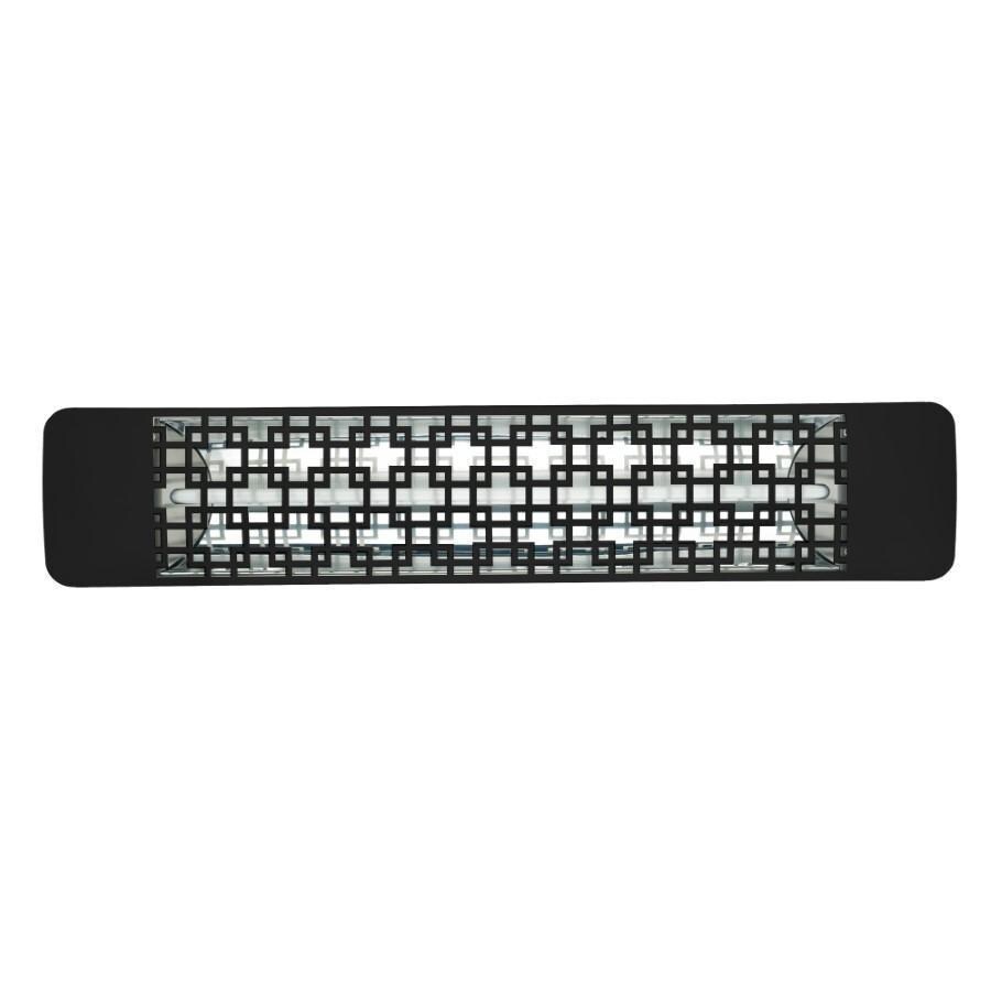 Eurofase EF15120B5 Plug-In Brix Series 39-Inch 1500 Watt Single Element 120V Electric Infrared Patio Heater In Black - Off thumbnail
