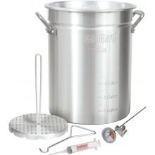 Bayou Classic Fryers 30 Quart Aluminum Turkey Fryer Pot With Rack image
