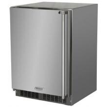 Marvel 24-Inch 6.54 Cu. Ft. Left Hinge Outdoor Rated Compact Refrigerator With Door Storage - MO24RAS2LS image