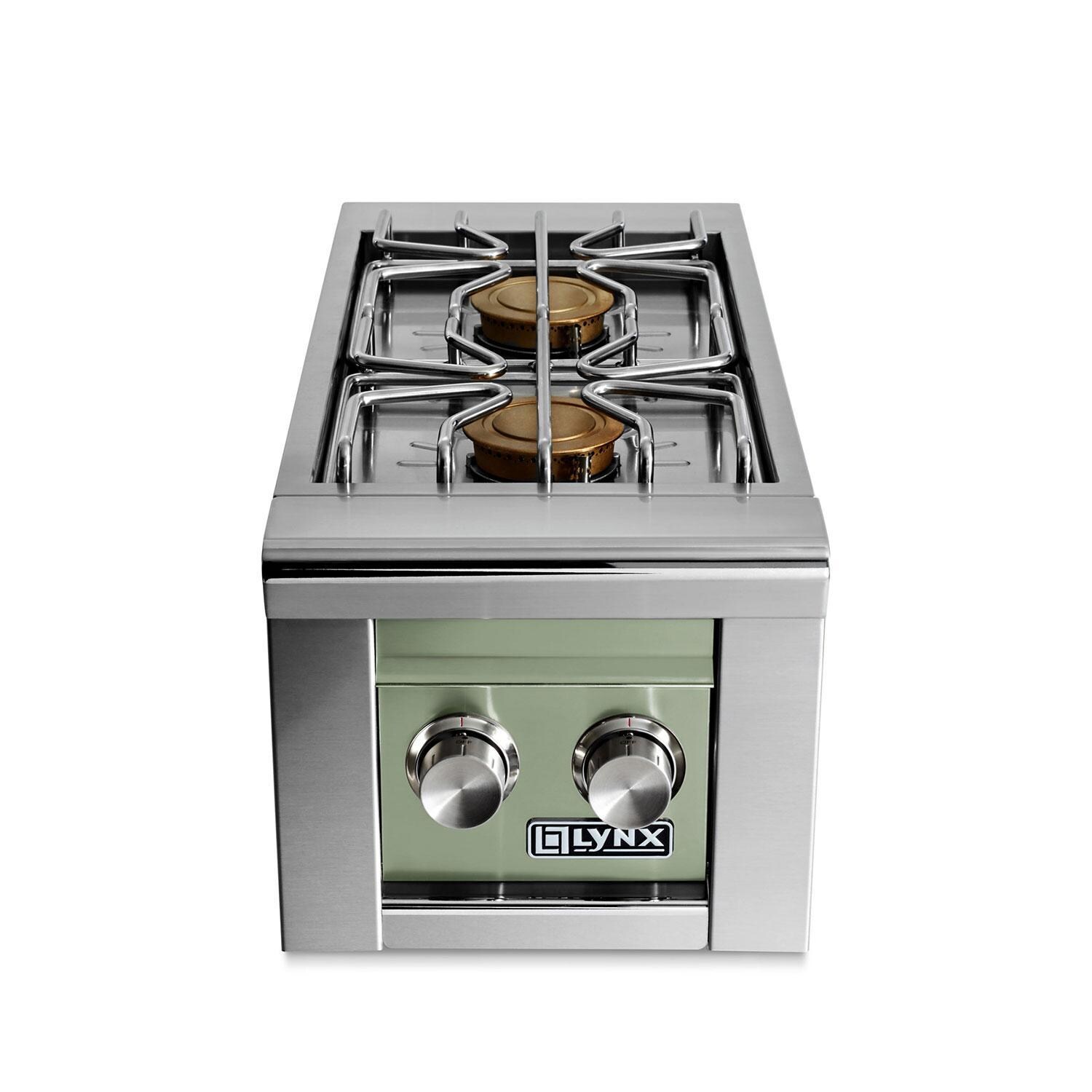Lynx Professional Built-In Propane Double Side Burner in Desert Sage - LSB2-2-DSLP