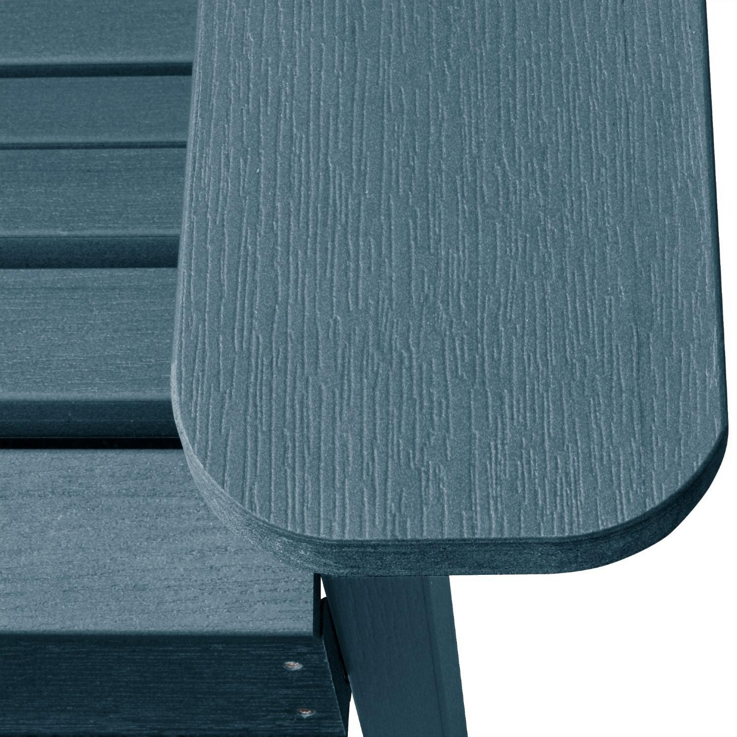 Lakeview The Charmville Adirondack Chair - Nantucket Blue - Armrest thumbnail