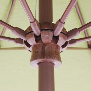 Galtech 9 Ft Aluminum Patio Umbrella - Fiberglass Ribs thumbnail