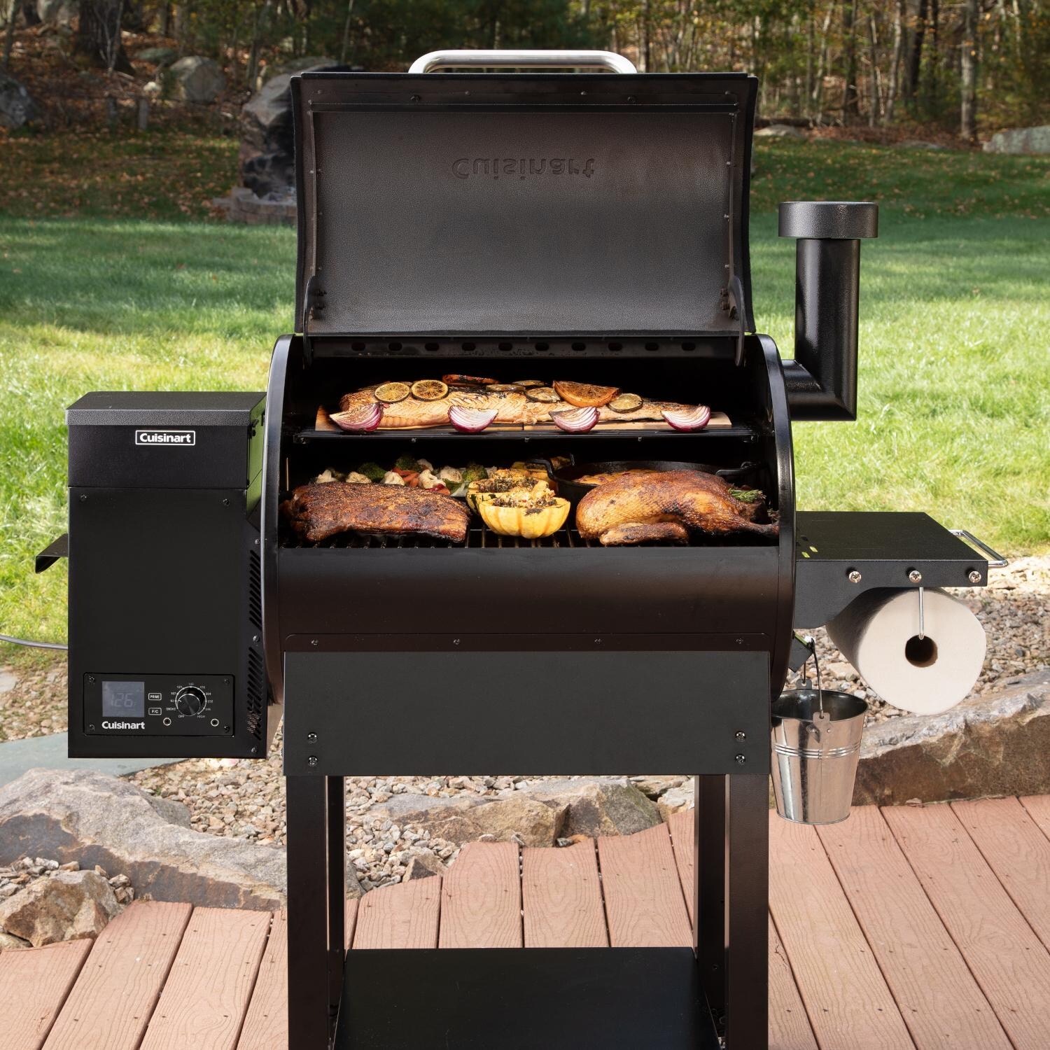Cuisinart CPG-700 52-Inch Deluxe Wood Pellet Grill & Smoker - Grilling thumbnail