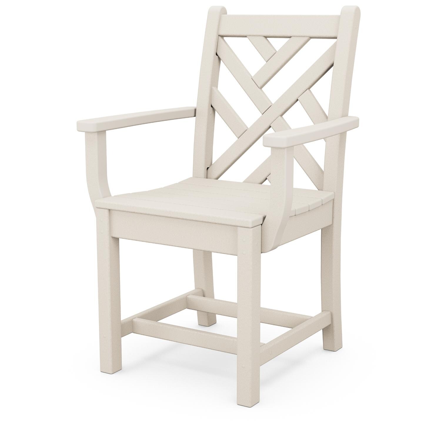 POLYWOOD Sand Chippendale Dining Arm Chair thumbnail