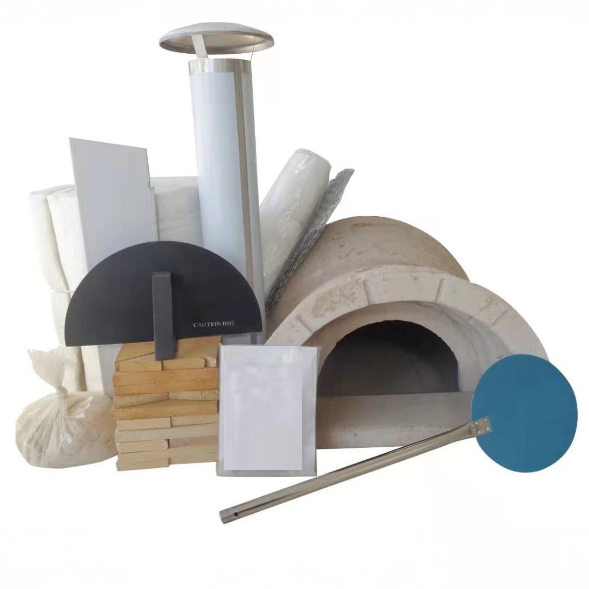 WPPO WDIY-AD100 DIY Tuscany Wood Fired Oven Kit - White Background thumbnail