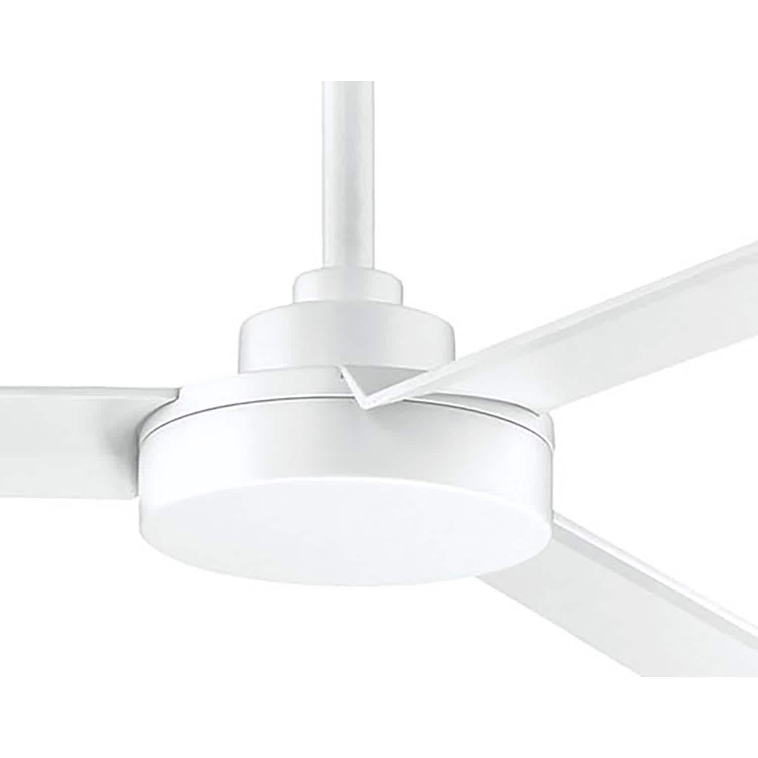 Minka-Aire F624-WHF Roto XL 62-Inch 3-Blade Ceiling Fan in Flat White Finish w/ Flat White Blades - Closeup thumbnail