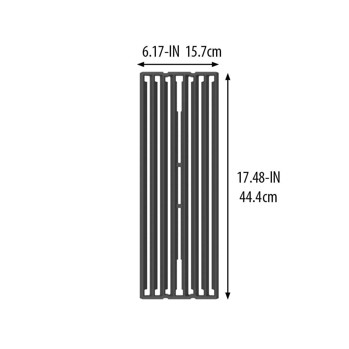 Broil King Cast Iron Baron/ Crown/ Rebel/ Patriot Cooking Grid - 11241 - Dimensions - Dimensional thumbnail
