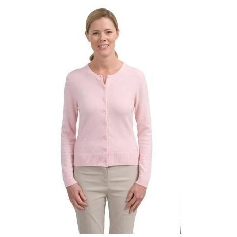 Red House Ladies Pure Cashmere Cardigan Sweater 2X Pink