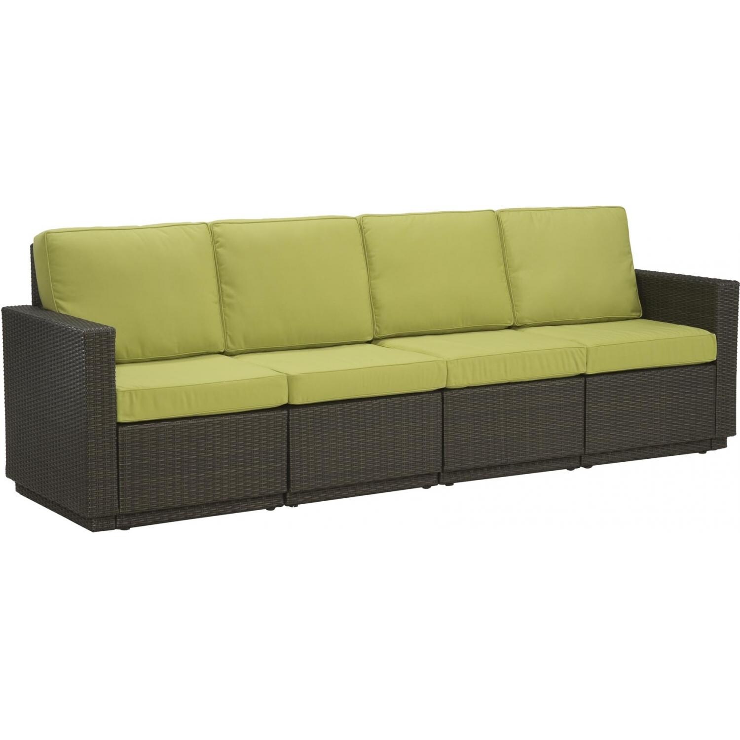 Home Styles Riviera Wicker Outdoor Sofa