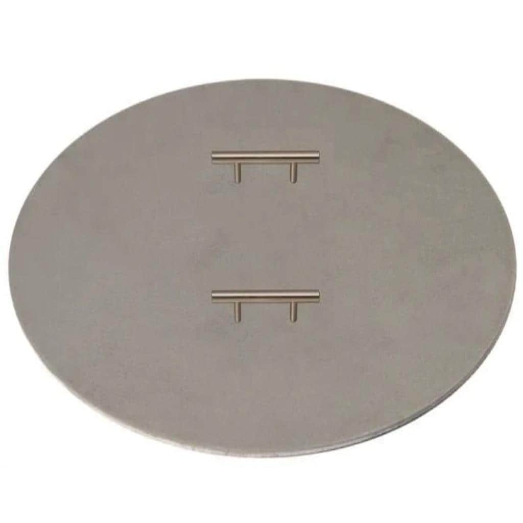 Warming Trends 38-in Circular Double Handle Aluminum Fire Pit Cover For 36-in Openings