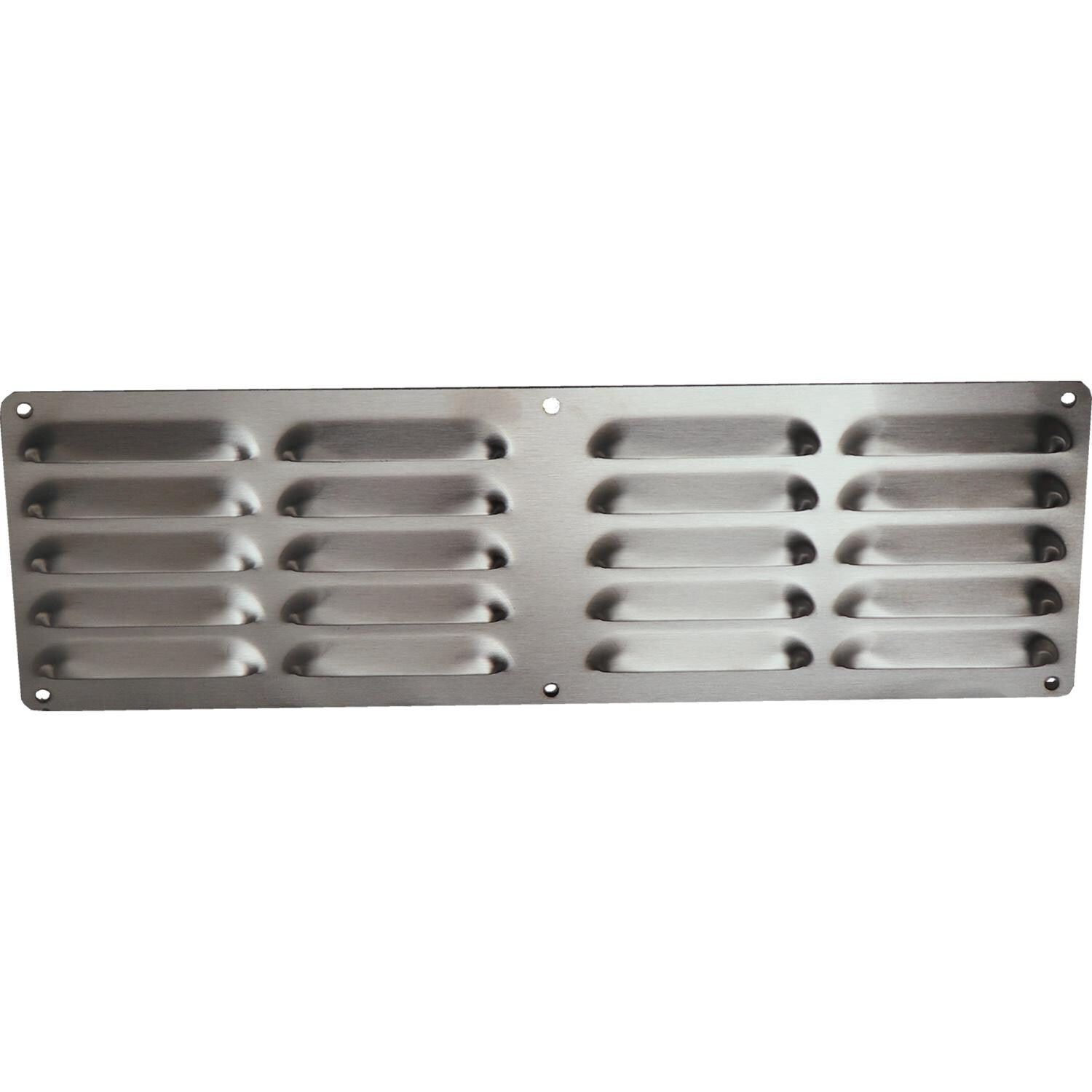 RCS RVNT1 5 X 14 Stainless Steel Island Vent Panel - Tilted View thumbnail