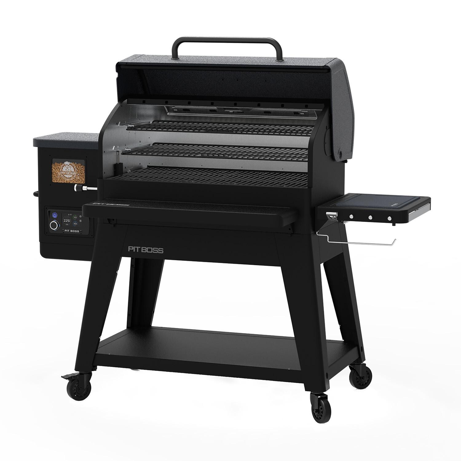 Pit Boss 11113 Navigator 1600 Connected Grill - Open - White Background thumbnail