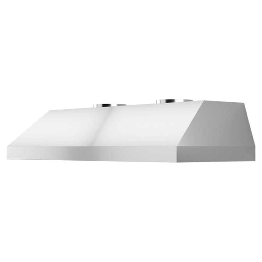 Vent-A-Hood 58 Inch 1200 CFM Stainless Steel Wall Mount Hood Insert w/ Blower Transition - Angled Left - White Background thumbnail