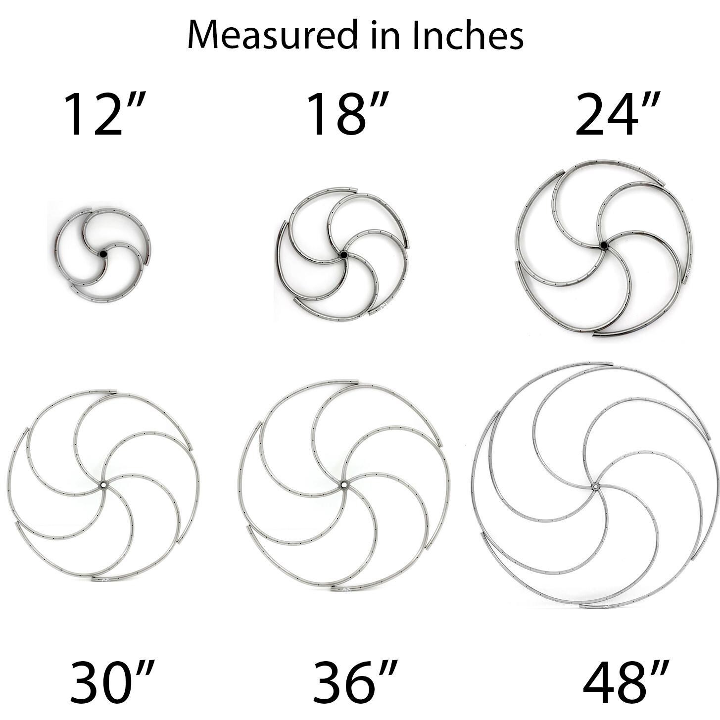 Firenado Natural Gas Spiral Burner Sizes thumbnail