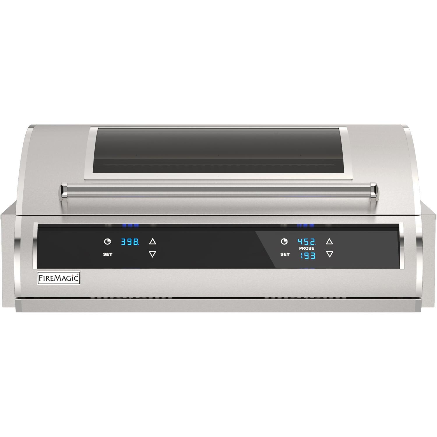 Fire Magic EL500I-4Z1E-W 31-Inch Built-In Electric Grill w/ Dual Touchscreen Control, Digital Timer, Bluetooth & Magic Window - White Background thumbnail