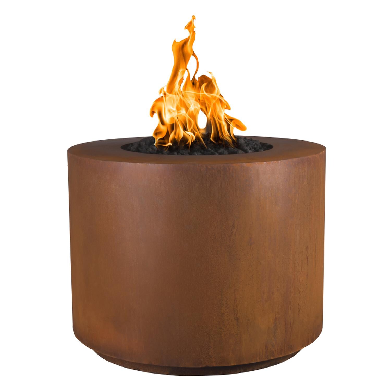 Beverly Round Corten Steel Fire Pit thumbnail