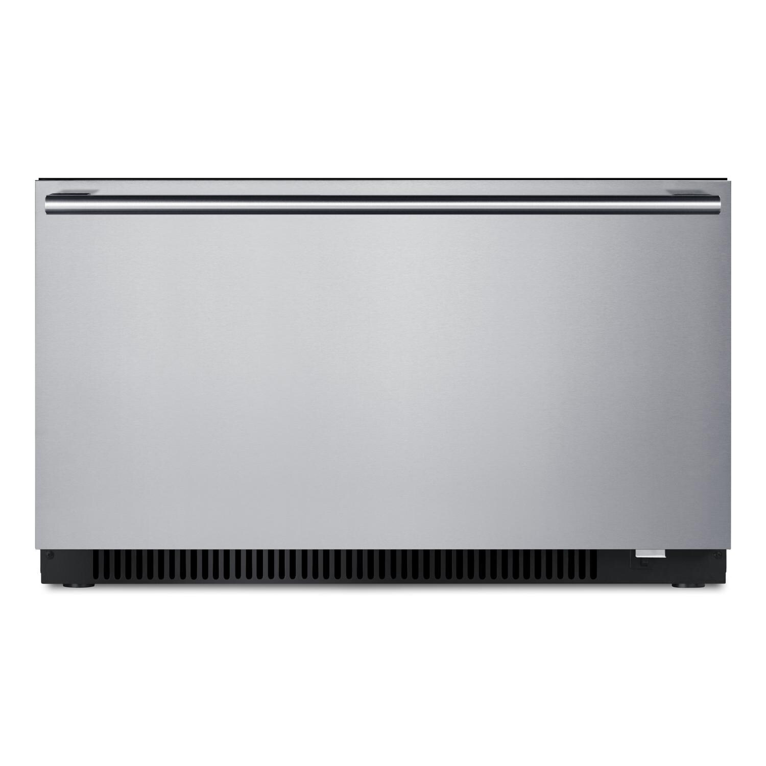 Summit SPHC30 30 Inch 2.4 Cu. Ft. Convertible Drawer Refrigerator/Warming Cabinet - Front - White Background thumbnail