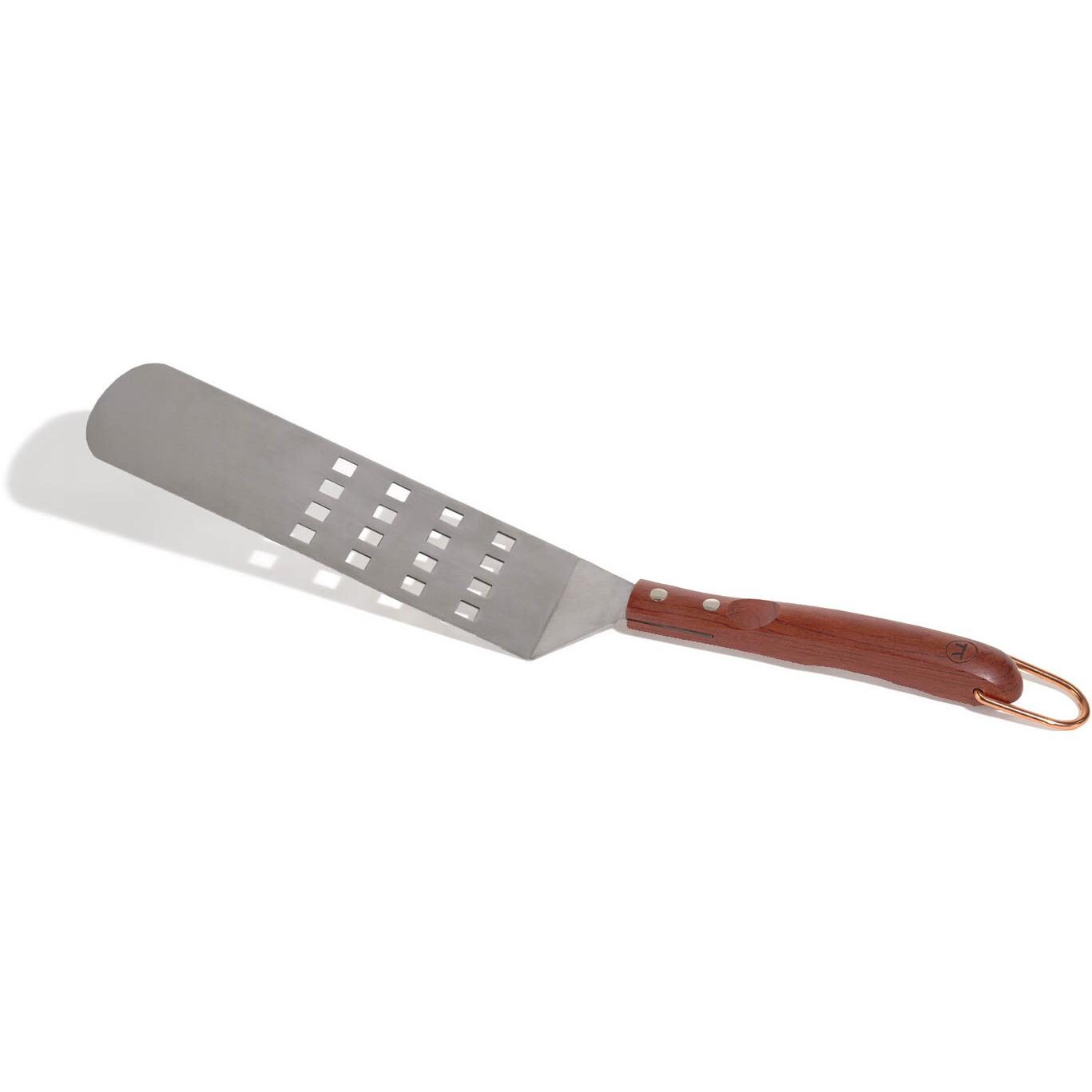 Outset Rosewood 17-Inch Stainless Steel Flex Griddle Spatula - Full View thumbnail