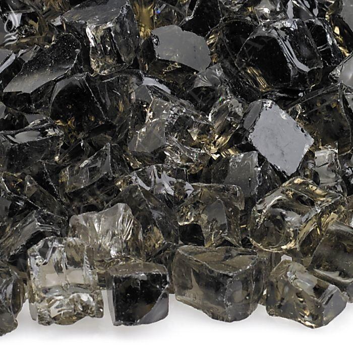 BBQGuys Signature 1/2-Inch Bronze Fire Glass - 10 Pounds