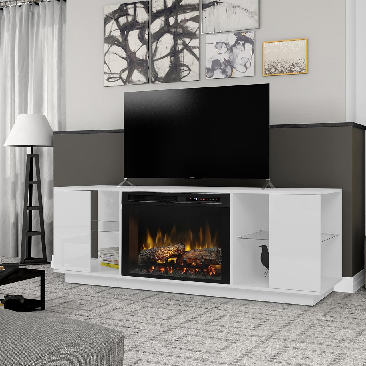 Dimplex - GDS26L8-1652W - Flex Lex Electric Fireplace Media Console - Lifestyle thumbnail