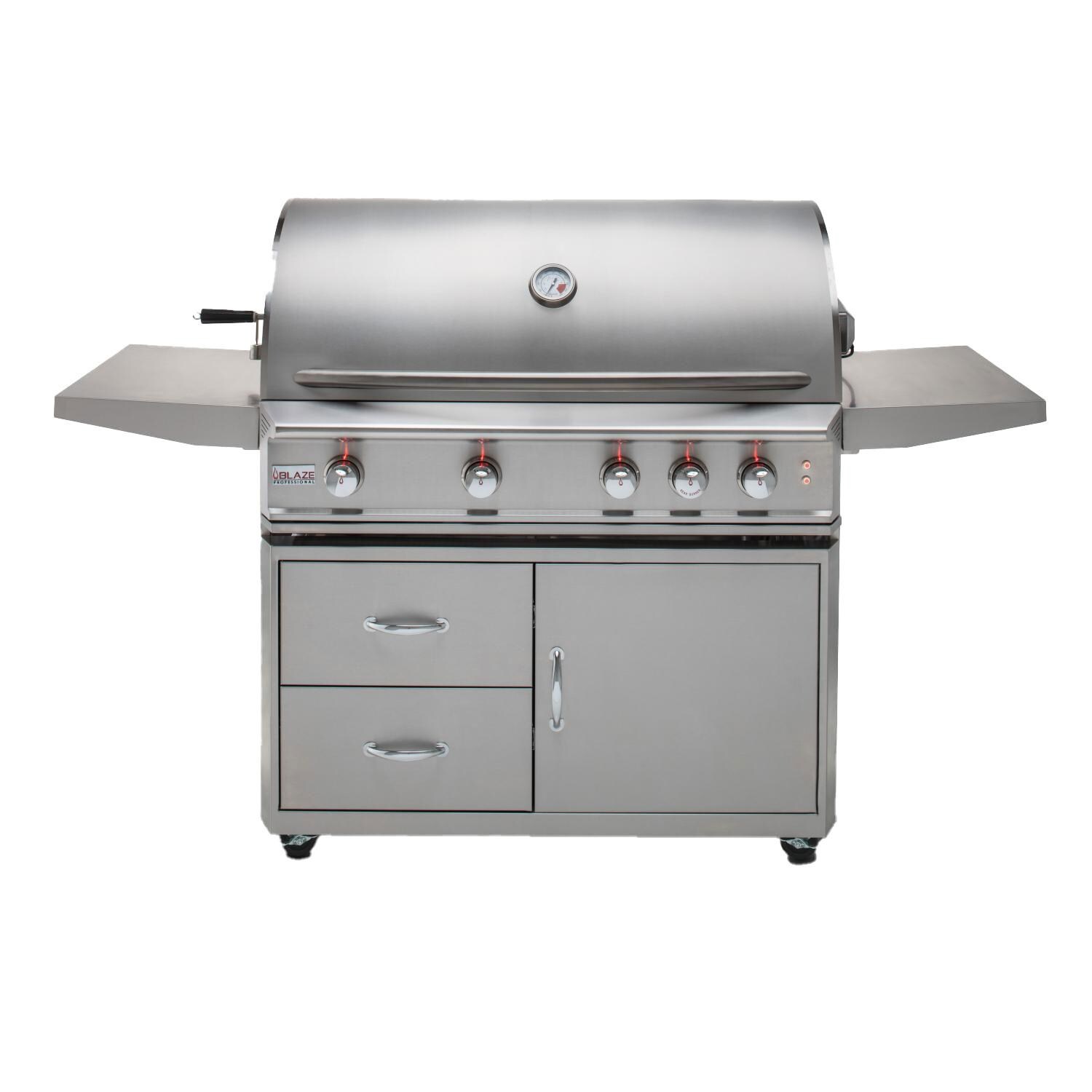 Blaze BLZ-4PRO-LP Professional LUX 44-Inch 4-Burner Propane Grill With Rear Infrared Burner - Closed View thumbnail