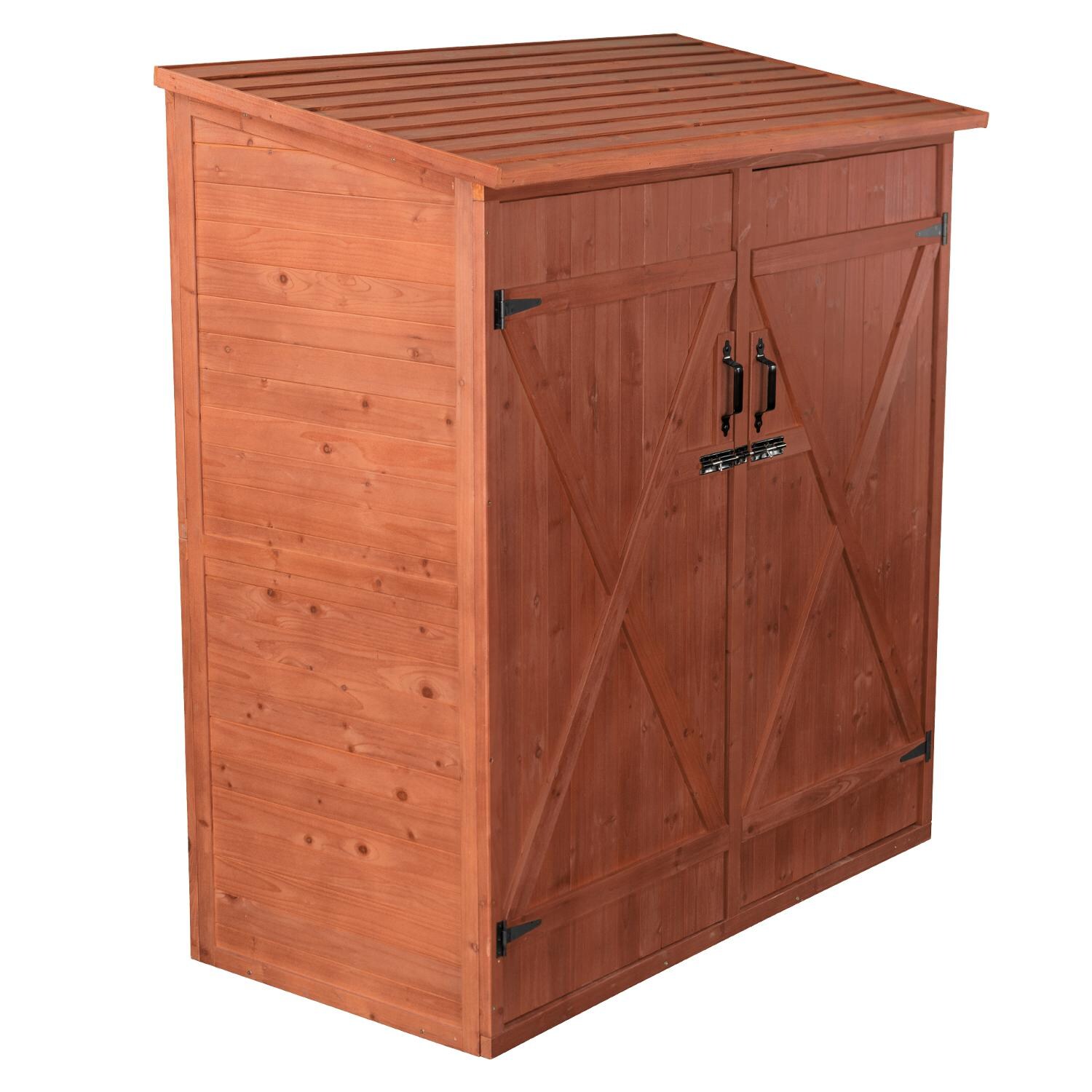 Leisure Season 4 Ft. 11 In X 2 Ft. 7 In. Medium Wood Storage Shed thumbnail
