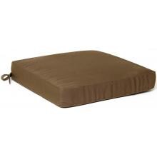 Sunbrella Canvas Cocoa Large Outdoor Replacement Seat Cushion W/ Knife Edge By BBQGuys image