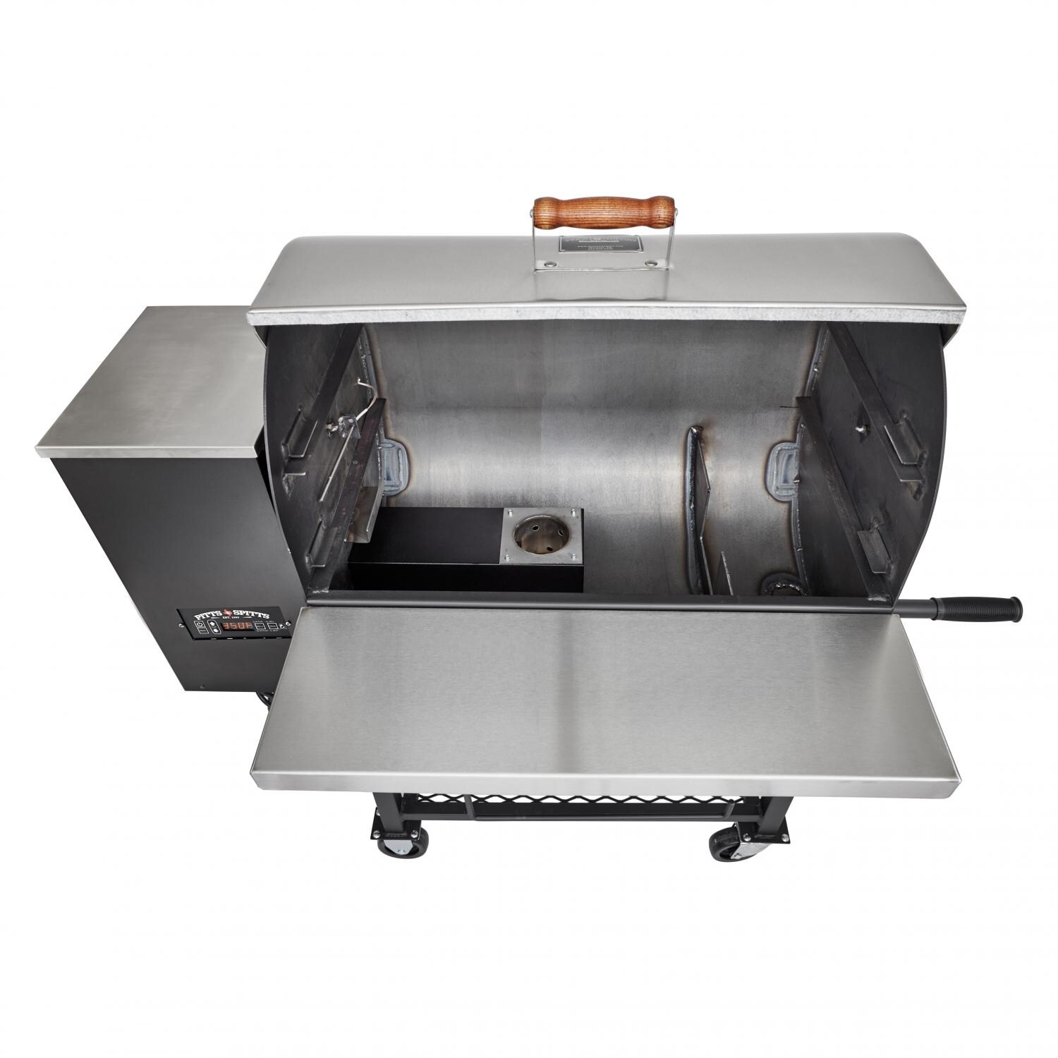 Pitts & Spitts P-MAV850-WU Maverick 850 Pellet Grill W/ 8-Inch Wheel Upgrade - Burn Pot thumbnail