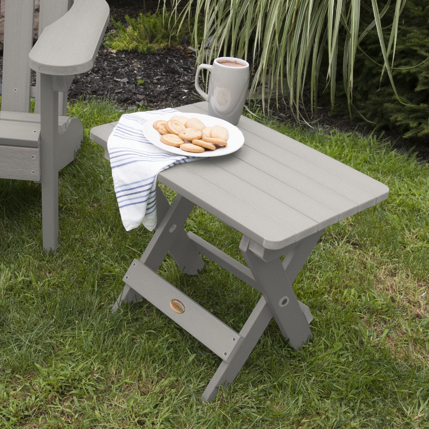 Lakeview Folding Adirondack Side Table - Harbor Gray thumbnail