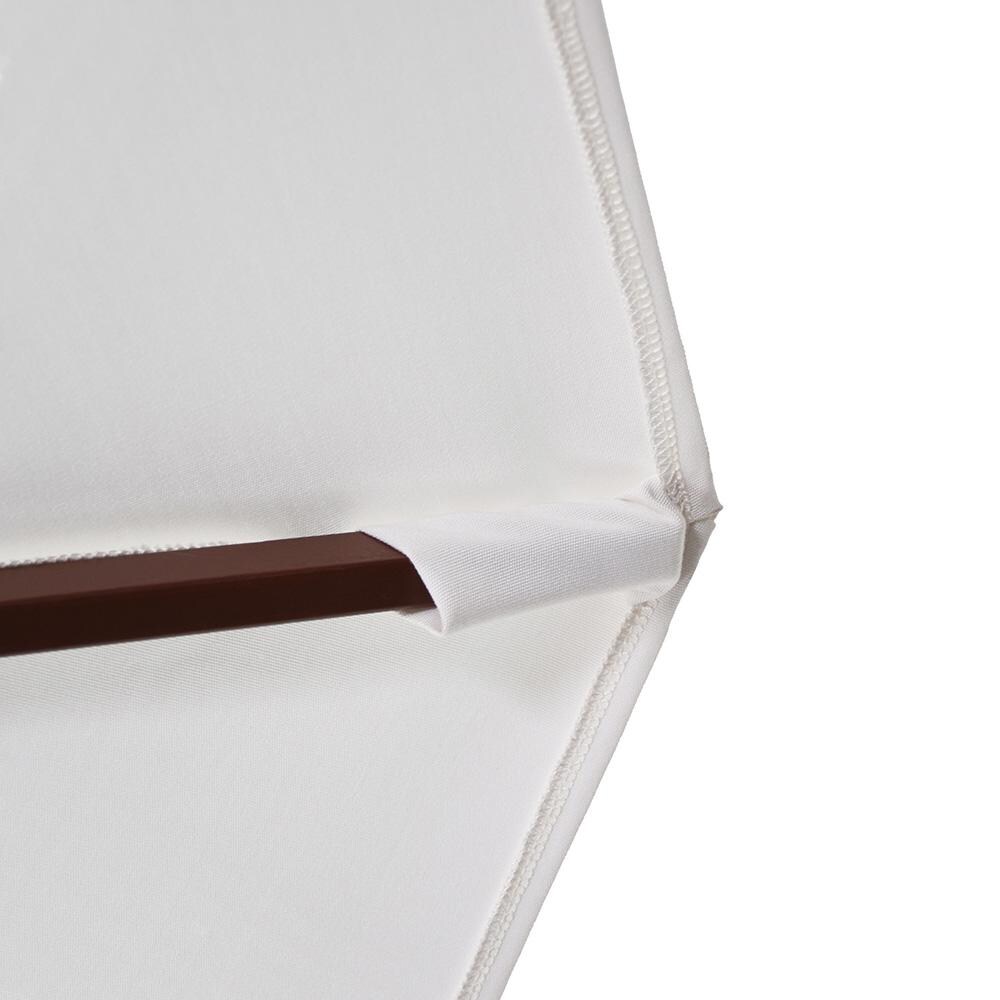 California Umbrella Grove Series 9 Ft Octagonal Hardwood Patio Umbrella W/ Push Lift - Rib Detail 1