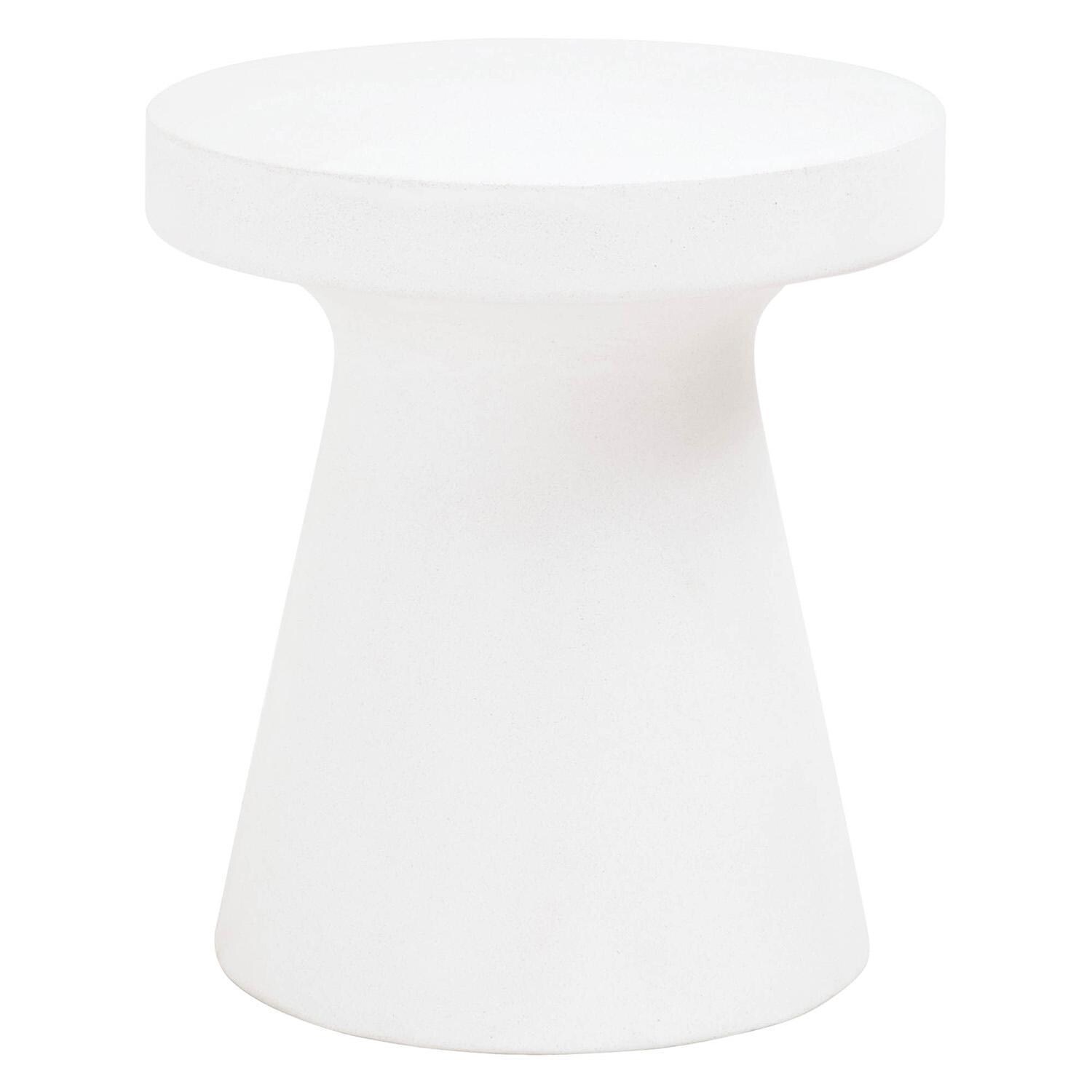 Lakeview Tack Ivory Concrete Accent Table thumbnail