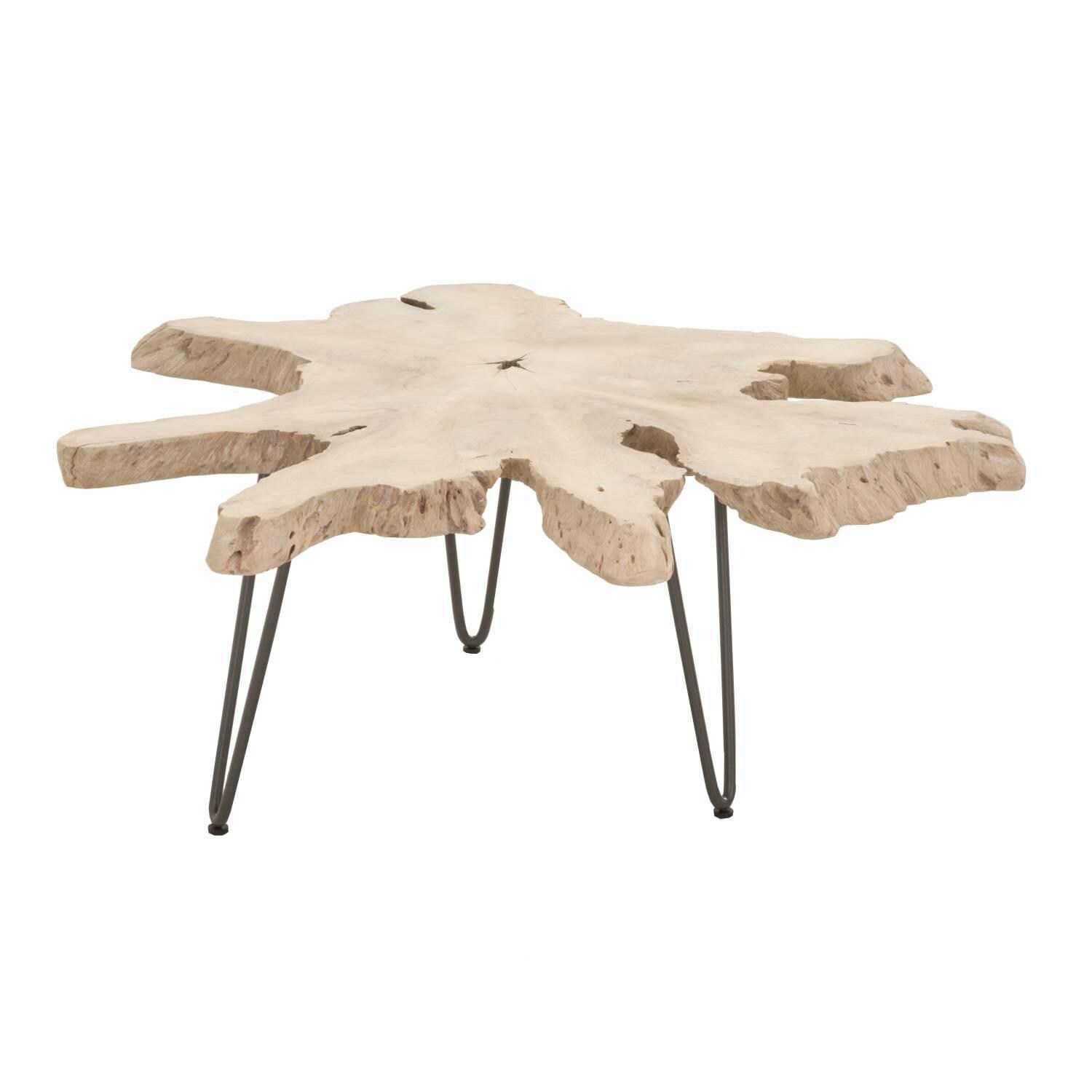 Lakeview Gray Teak Nesting Coffee Table - Short Table thumbnail