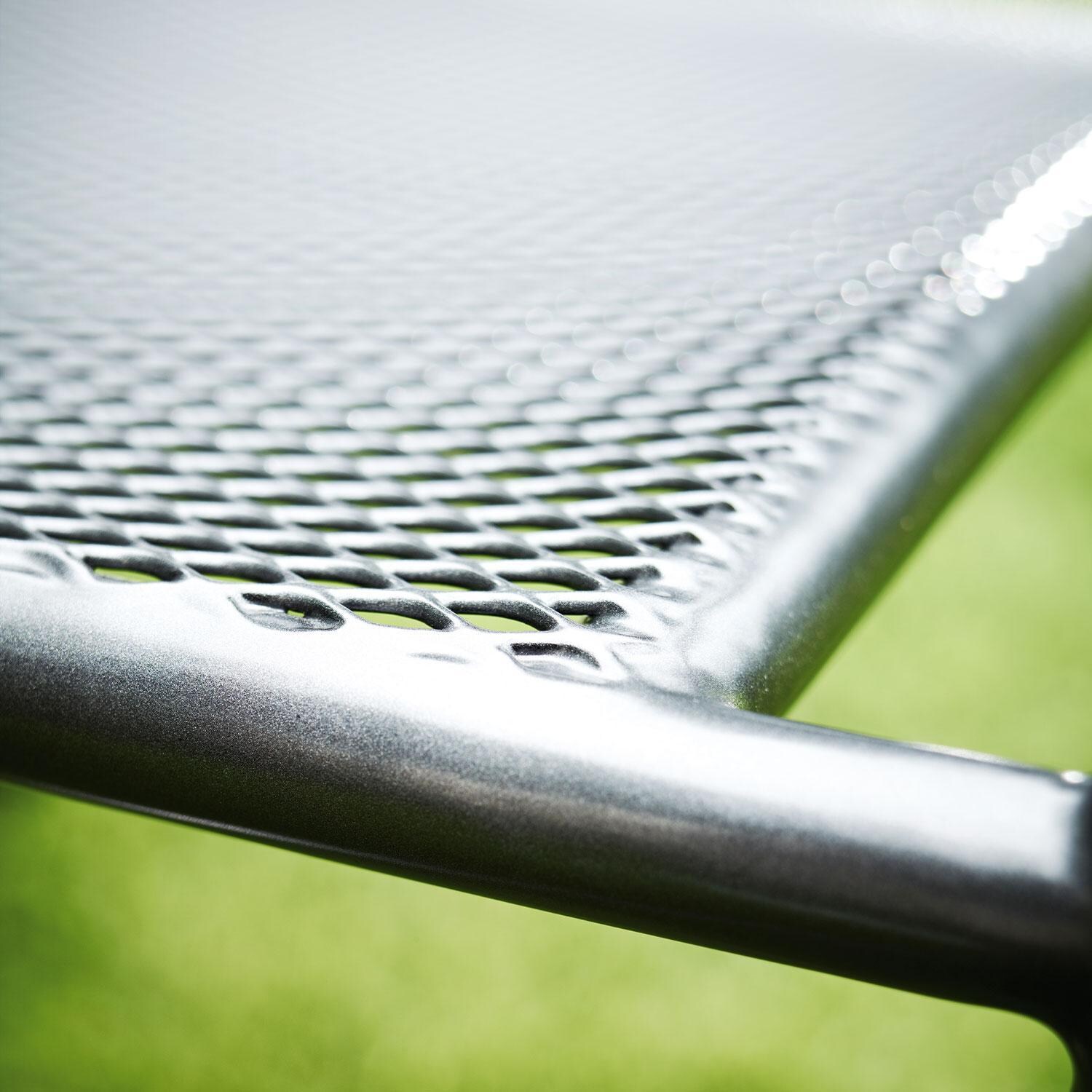 Carlo 4 Pc Steel Bar Stool Set in Gray By KETTLER - Steel - Detail thumbnail