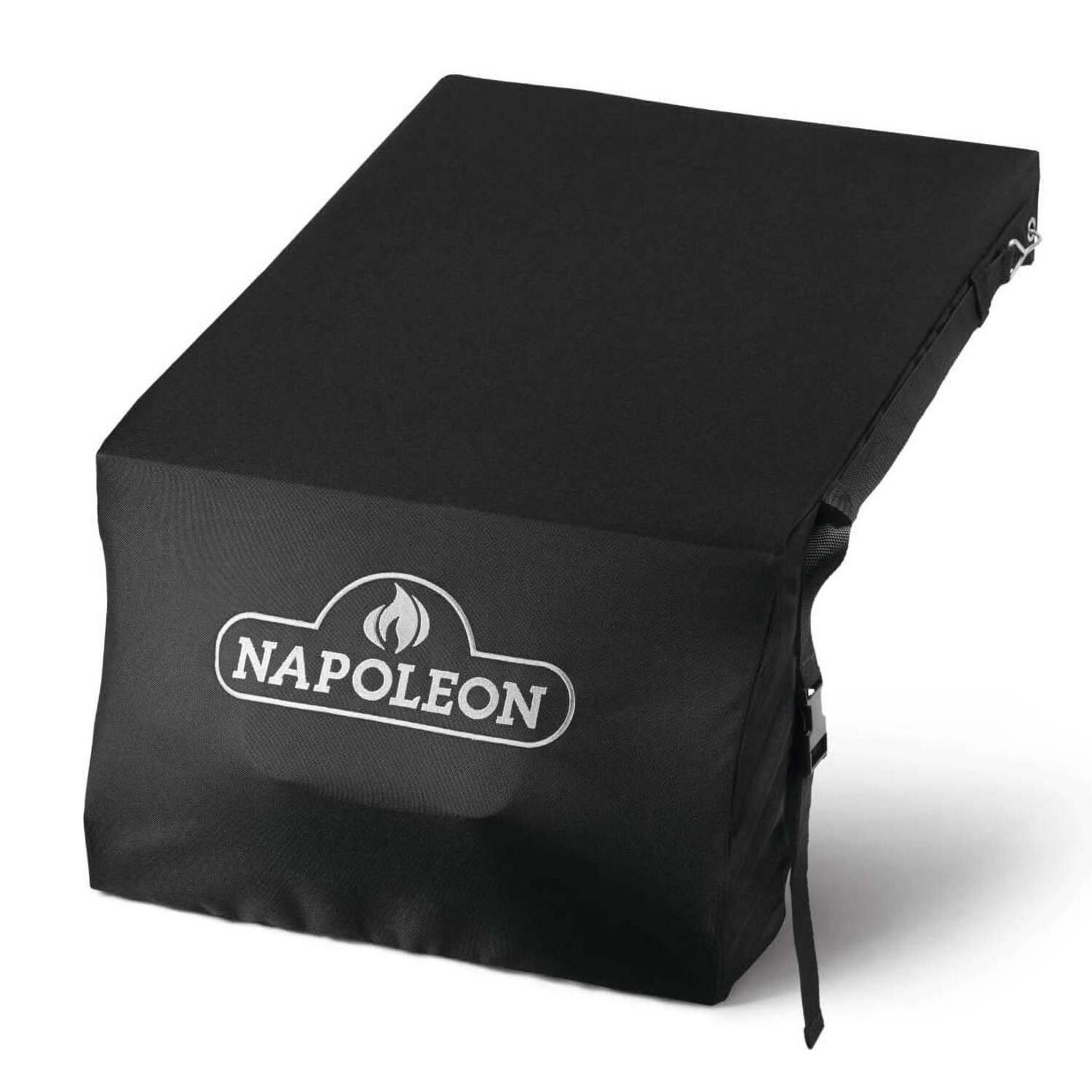 Napoleon 61812 12-in Built-in Side Burner Grill Cover - Side View - White Background thumbnail