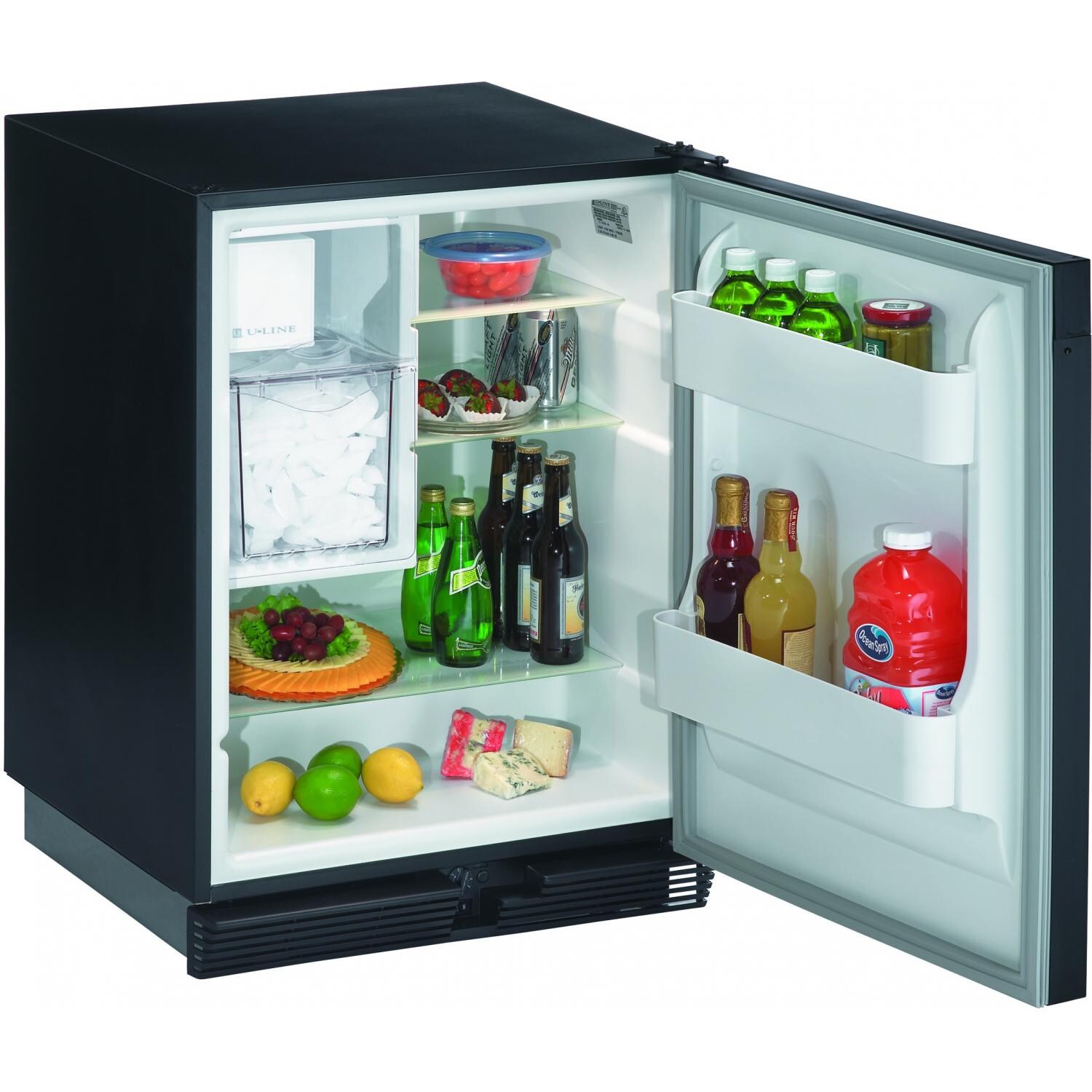 U-Line 4.2 Cu. Ft. Compact Refrigerator / Ice Maker With Right Hinge - CO1175S - Open View thumbnail