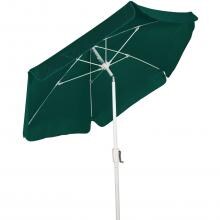 FiberBuilt 7.5 Ft. Aluminum Market Patio Umbrella W/ Crank Lift & Tilt - Forest Green image