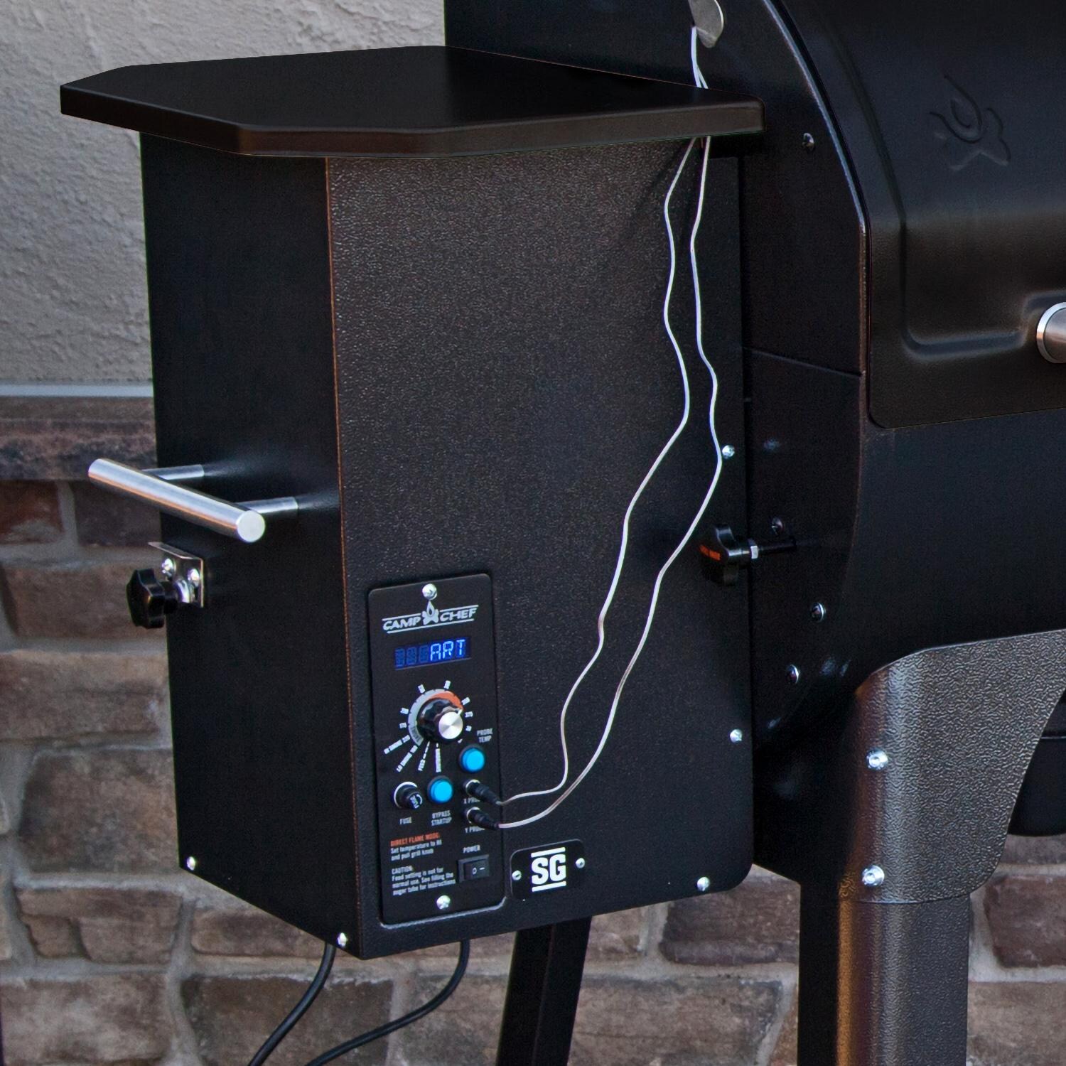 Camp Chef SmokePro SG Pellet Grill On Cart - Control Panel & Hopper thumbnail
