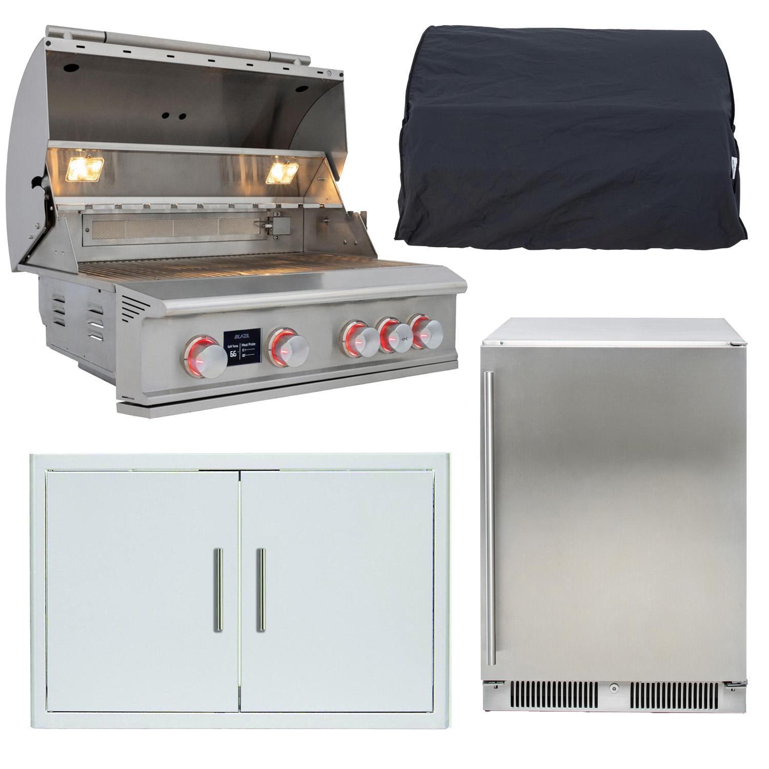 Blaze LTE PRO 4 Pc 32-in Propane Outdoor Kitchen Package - BLZ-4LTEPRO-LP-4PC-SC