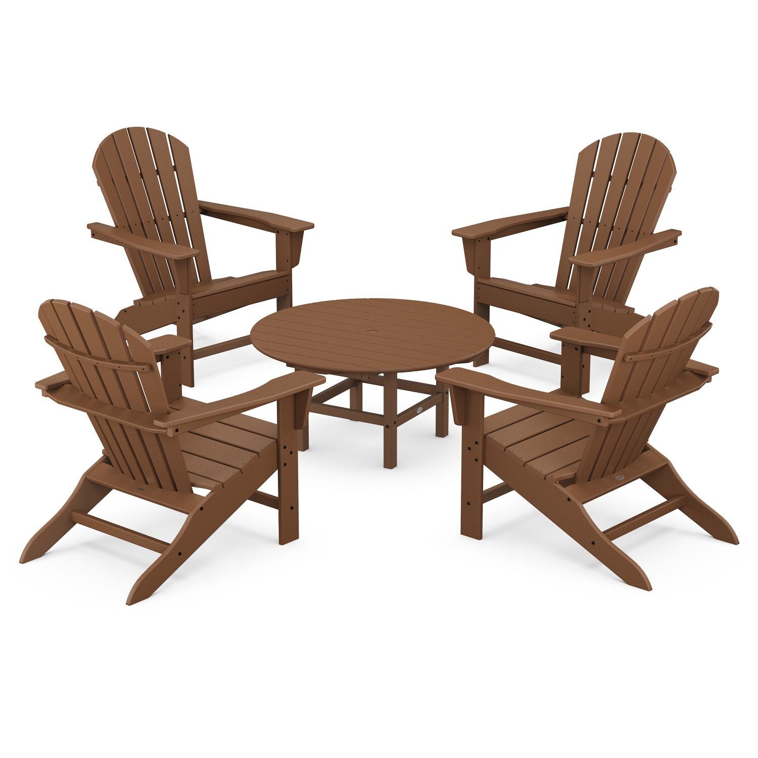 POLYWOOD PWS105-1-TE South Beach 5-Piece Conversation Group thumbnail