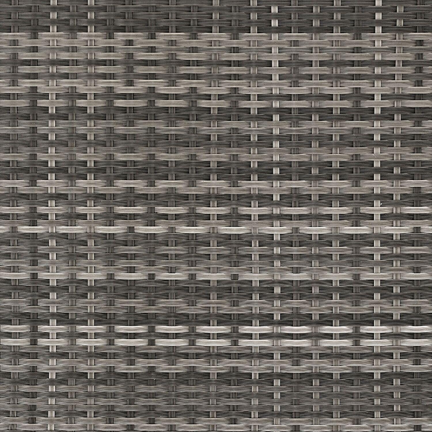 Ultimate Patio Cashmere View 4 Piece Wicker Patio Sectional Set W/ Gray Cushions - Wicker Swatch thumbnail